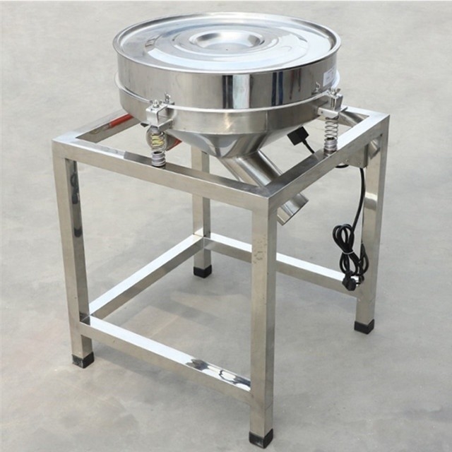 Capacidad 100-500 kg/h Seta giratoria de vibración para la máquina de detección de harina de coco al por menor