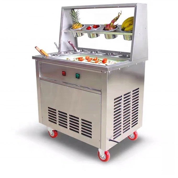 2022 mejor máquina de helados fritos del mundo con baja inversión y larga vida útil