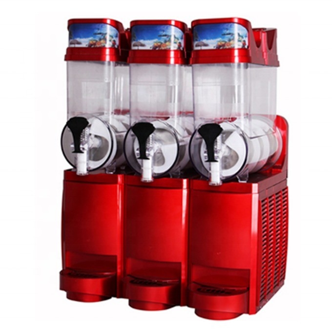 220V/50Hz Voltado Comercial Bebida congelada Slush Slushy máquina con diseño innovador