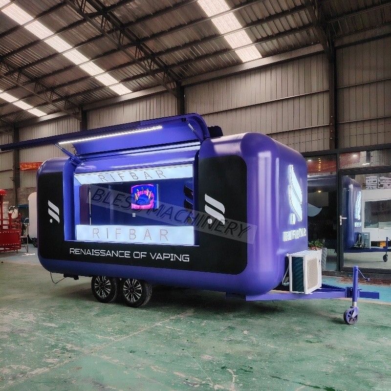 Más popular Food Trailer Carro de comida rápida con COC CE Pizza helados camión de comida camión Turquía Europa