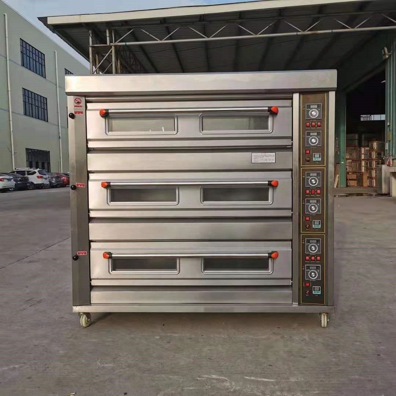 Ahorro de energía 3 cubierta horno de horneado elemento de calefacción de acero inoxidable para la bandeja tamaño 400 * 600mm