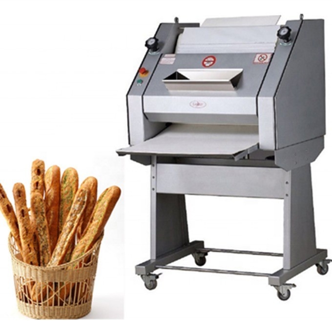 Moldeador de pan de baguette de control automático con motor de 0.75kw y garantía de 24 meses
