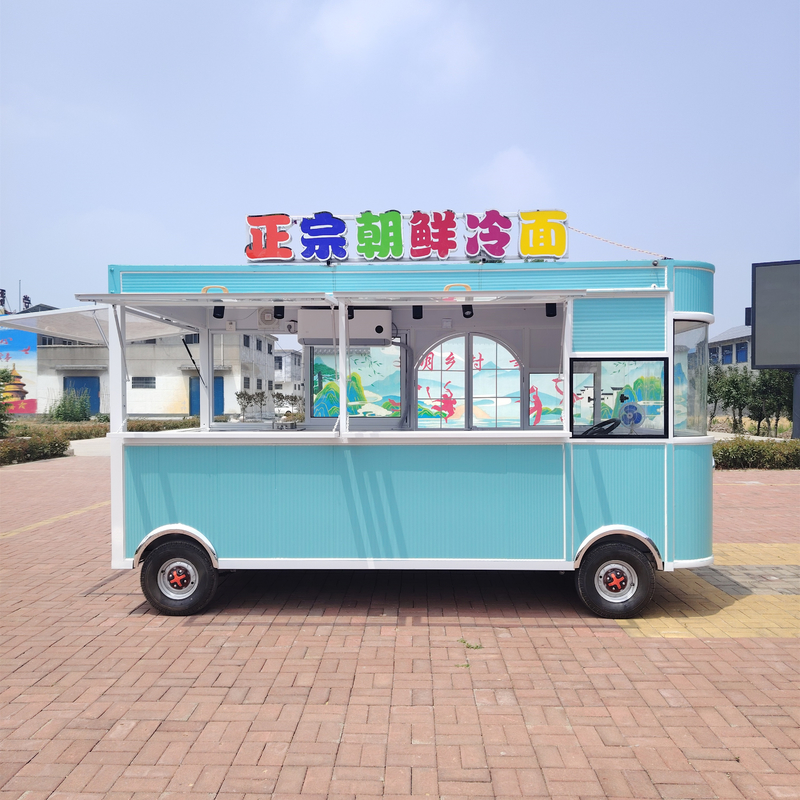 Combo de pollo frito eléctrico móvil con cola bebida café helado leche té comida aperitivos 1000kg