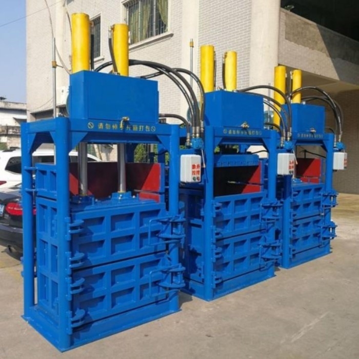 30 KG Presión 30-100Pa Máquina de embalaje de cartón hidráulico con diseño horizontal