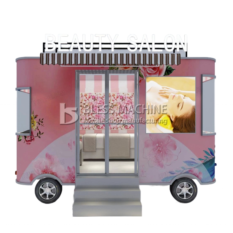 Barbería móvil con 85 km de distancia larga y L420.00cm*W180.00cm*H230.00cm Tamaño