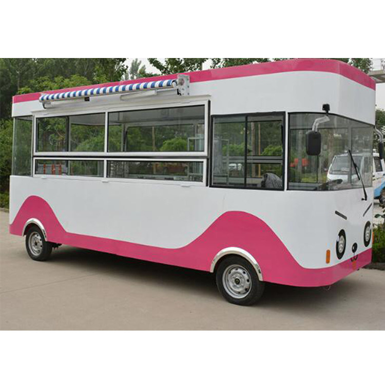 Carro de comida de helados eléctricos de primera clase para viajes, campamentos y bebidas frías