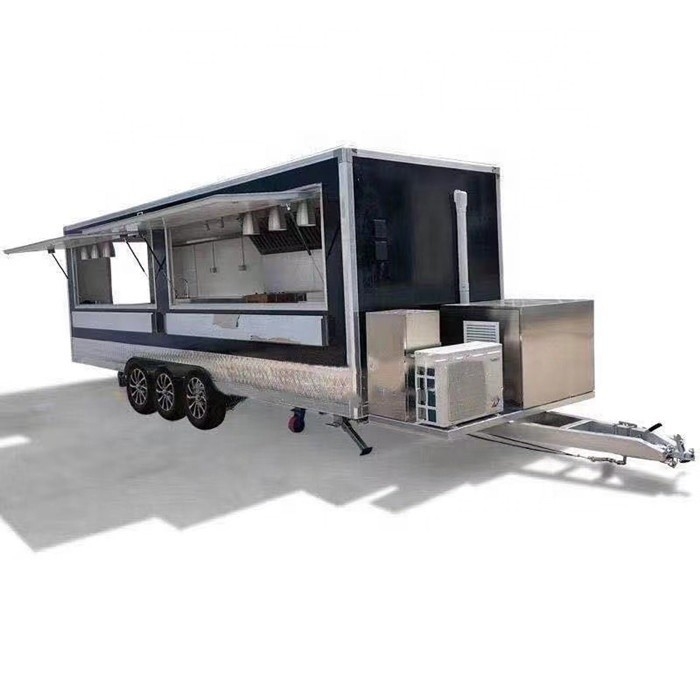 Minería de energía Comida rápida al aire libre Coche cocina móvil Camión de comida Catering Comida Furgoneta Catering Remolques