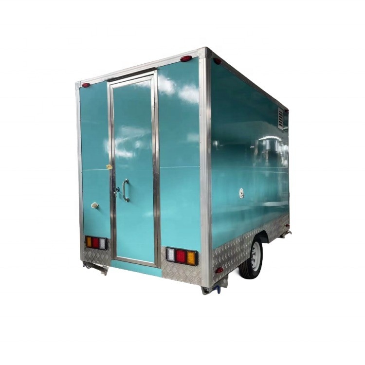3000*2100*2500MM Tensión 110V/220V Pizza Truck Bbq Cocina móvil Restaurante de comida rápida