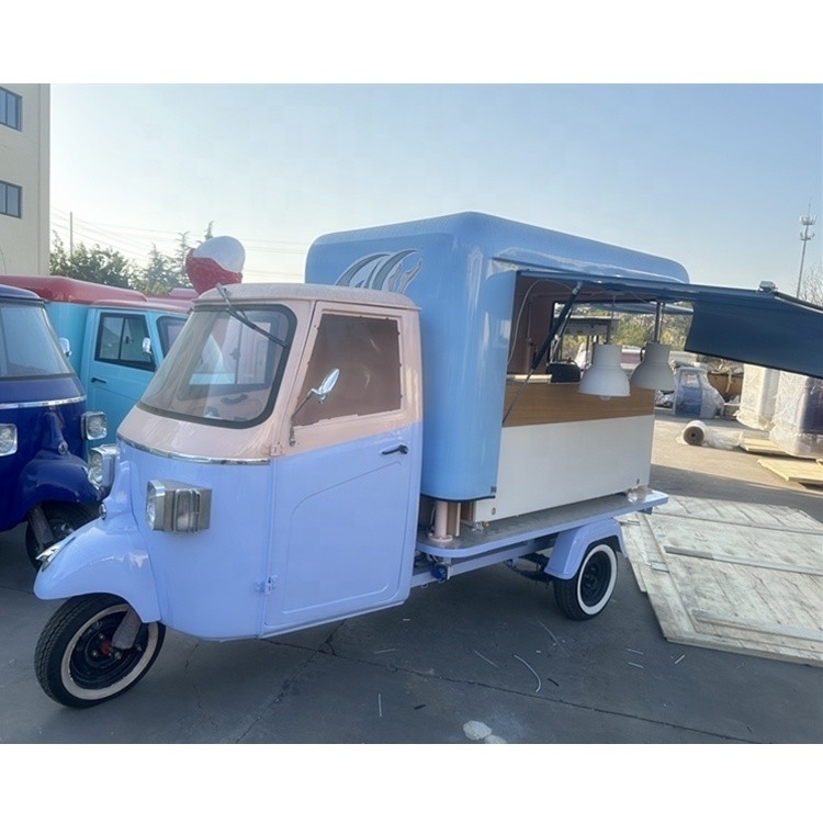 Equipo personalizado Modernos trailers de crepes de comida para la mejor venta 35km-75km/h Velocidad