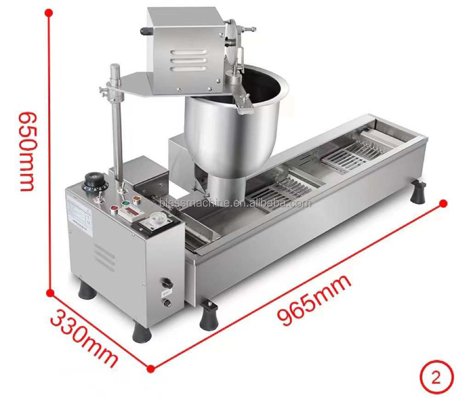 Máquina de glaseado de rosquillas totalmente automática ahorrando mano de obra buena reputación tamaño de rosquillas 8cm