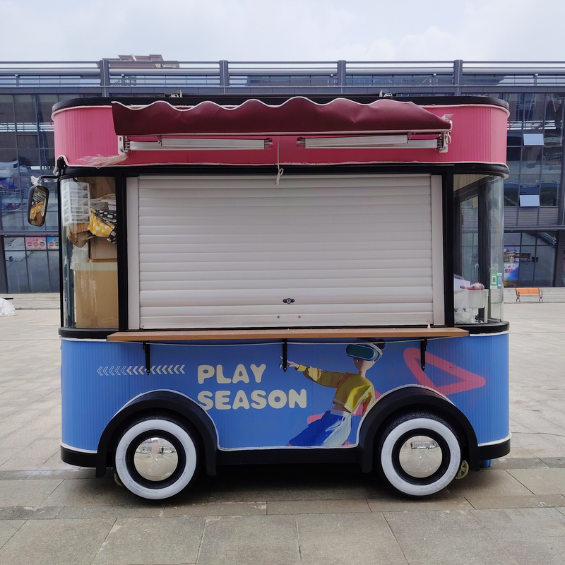 3.0kw Eléctrico móvil comida rápida aperitivos bebidas helados catering remolque camión quiosco carrito