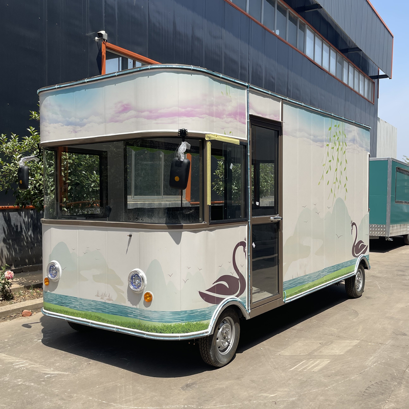 Venta al por menor de productos eléctricos móviles Flores Plantas Bonsai Tienda Camión remolque para bodega