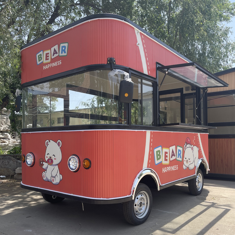 Habilidades manuales Pollo frito móvil Combo Cola Bebidas Comida Snack Camión de compras