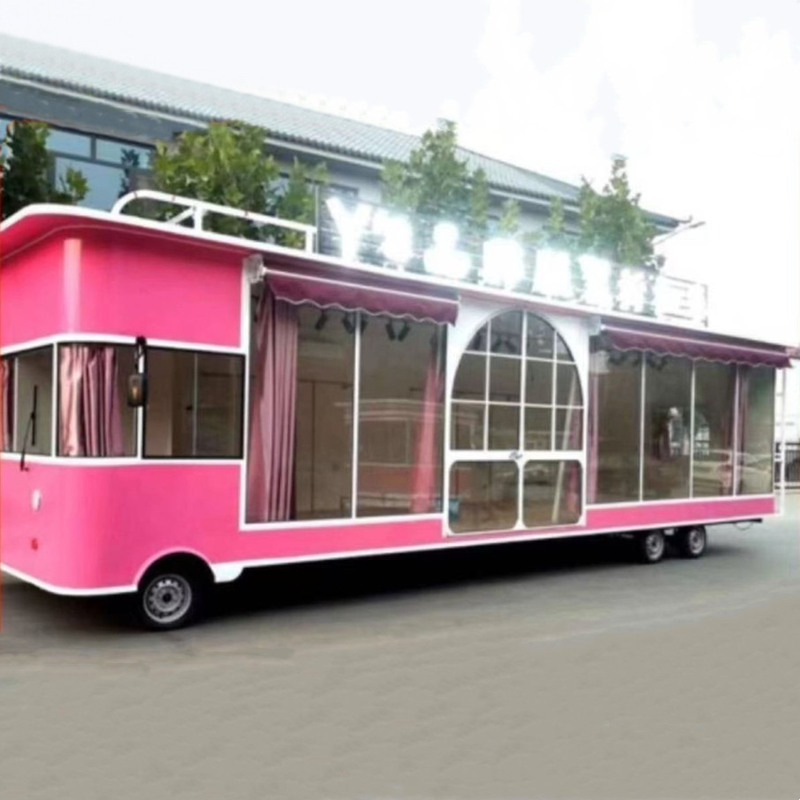 2023 Salón de peluquería eléctrico móvil Barber Shop Dresser Furgoneta camión remolque carro de boutique