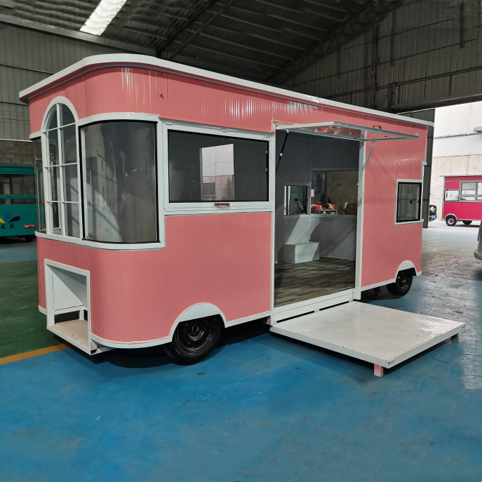 2023 Eléctrico móvil salón de corte de pelo barbería vestidor furgoneta camión remolque carreta boutique