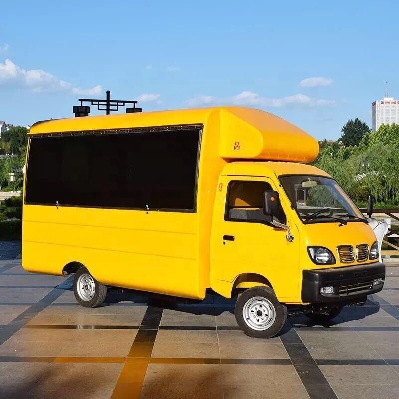 Máquinas de bocadillos al aire libre Carritos de comida eléctricos con 2000W de potencia y 220-480V de voltaje