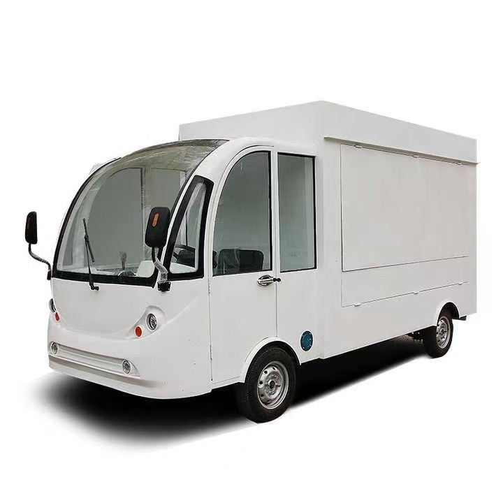La comida rápida más práctica en comida rápida en el servicio de restauración camioneta eléctrica móvil para productos lácteos