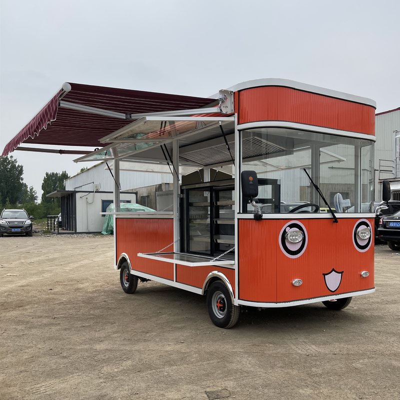 Paquete de baterías multipropósito Comida rápida Snack Catering Carreta de camiones para el comercio minorista de productos básicos