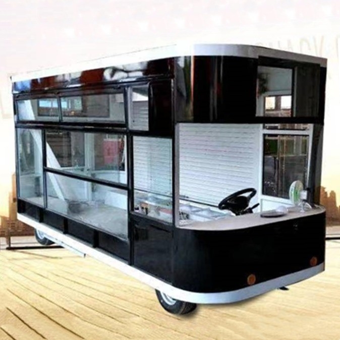 2022 Vestidos eléctricos móviles Salón de belleza Boutique Truck Carro de remolque para planta de condimentos